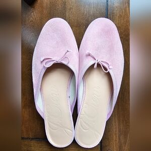 J. Crew Women's Pink Suede Slip-On Shoes Size 9.5